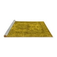 thumbnail image 2 of Ahgly Company Machine Washable Indoor Rectangle Oriental Yellow Industrial Area Rugs, 2' x 3', 2 of 4