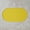 Dark yellow oval placemat (silicone), variant on Silicone Pet Feeding Mat, Waterproof Dog and Cat Food Bowl Placemat with Raised Edge, 17" x 10"