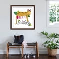 thumbnail image 3 of Art.com Dream Widly Cheetah Art Print by Jennifer McCully, Brown Frame Wall Art, 38" x 38", 3 of 5
