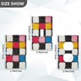 thumbnail image 7 of Yayeee Blank Wall Plate Cover 1-Gang 4.5"x2.7" Home Unused Decorative Outlet, White Checkered Pattern, 7 of 7