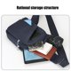 thumbnail image 5 of Bolso de pecho informal para hombre | Bandolera cruzada de gran capacidad | Bolso de hombro multifuncional impermeable para viajes, trabajo y actividades al aire libre, 5 of 5