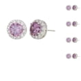 thumbnail image 1 of Aretes Redondos con Diamantes de Imitación Qarigey para Fiesta de Niñas, 1 of 6