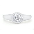 thumbnail image 2 of 3/4 Ct Lab Created Moissanite Diamond Solitaire Engagement Wedding Ring In 14K White Gold Over Sterling Silver(G-H Color,VVS1 Clarity,0.75 Cttw)-8, 2 of 8