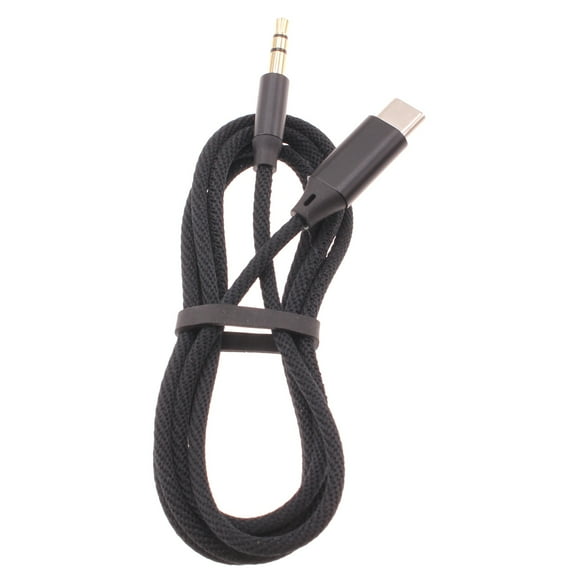 USB-C to 3.5mm Aux Cable for T-Mobile REVVL 6 PRO 5G Phone - Audio Cord Car Stereo Aux-in Adapter Speaker Jack Wire Braided B2Z Compatible With REVVL 6 PRO 5G