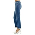 thumbnail image 4 of RISEN Mid Rise Ankle Straight Cuffed Jeans, 4 of 6