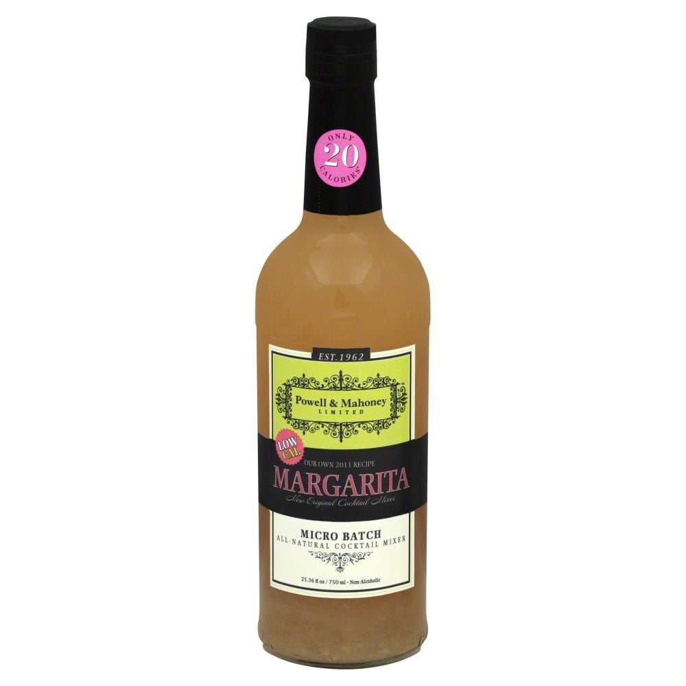 Powell & Mahoney Low Calorie Margarita Mix, 25.4 Fl Oz