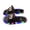 Black, variant on Women's Cartoon Slides with Led Lights Open Toe Non Soft Sole On Slippers Stylish 3D Animal Design Shoes For Adults Indoor Outdoor Beach Party Night Events Blue Size 6.5