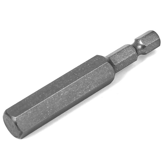 10mm Tip Magnetic Hex Head Screwdriver Insert Bit Hardware Dark Gray