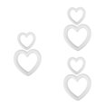 thumbnail image 3 of Hemoton  3 Count Love Bubble Craft Foam Heart Balls Decorations White, 3 of 8