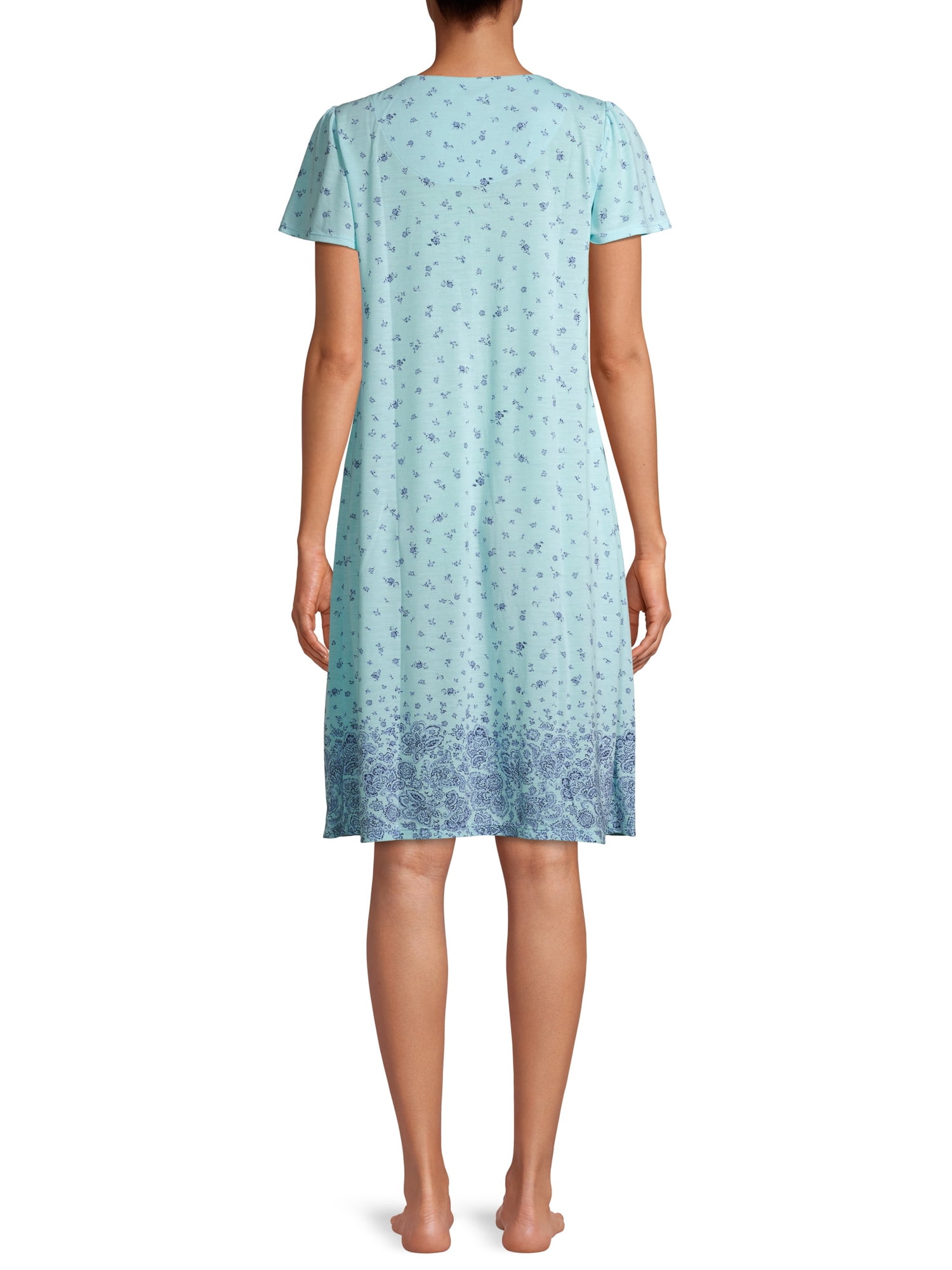 Secret Treasures Women's and Women's Plus Traditional Flutter Sleeve Night Gown