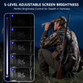 thumbnail image 3 of Lunettes de Vision Nocturne 4K, Écran HD 4.0 Pouces Jumelles Vision Nocturne avec Batterie Rechargeable 5000mAh, Carte TF 64 Go pour Photo & Vidéo, Jumelles Infrarouges, 3 of 8