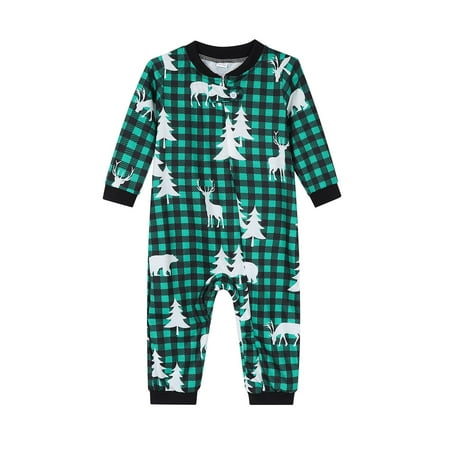 

Christmas Family Pajamas Matching Set Long Sleeve Tops and Pants