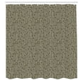 thumbnail image 2 of Ambesonne Earthy Shower Curtain, Modern Striped Art on Fawn, 69"Wx75"L, Fawn White, 2 of 4