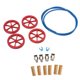 thumbnail image 2 of Upgrade 3D Printer Kit PTFE Tube 4 Hand Twisted Leveling Nuts 6 Springs PC4 to M6 M10 Couplers, 2 of 5