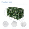 thumbnail image 3 of FUIALDOLG St. Patrick Tissue Box Cover, Modern PU Leather Rectangular Tissue Box Holder for Creative Decorative, Ideal for Bathrooms/Office/Car/Nightstand, 9.7"X5.2"X5.1", Green Butterfly Leaves, 3 of 7
