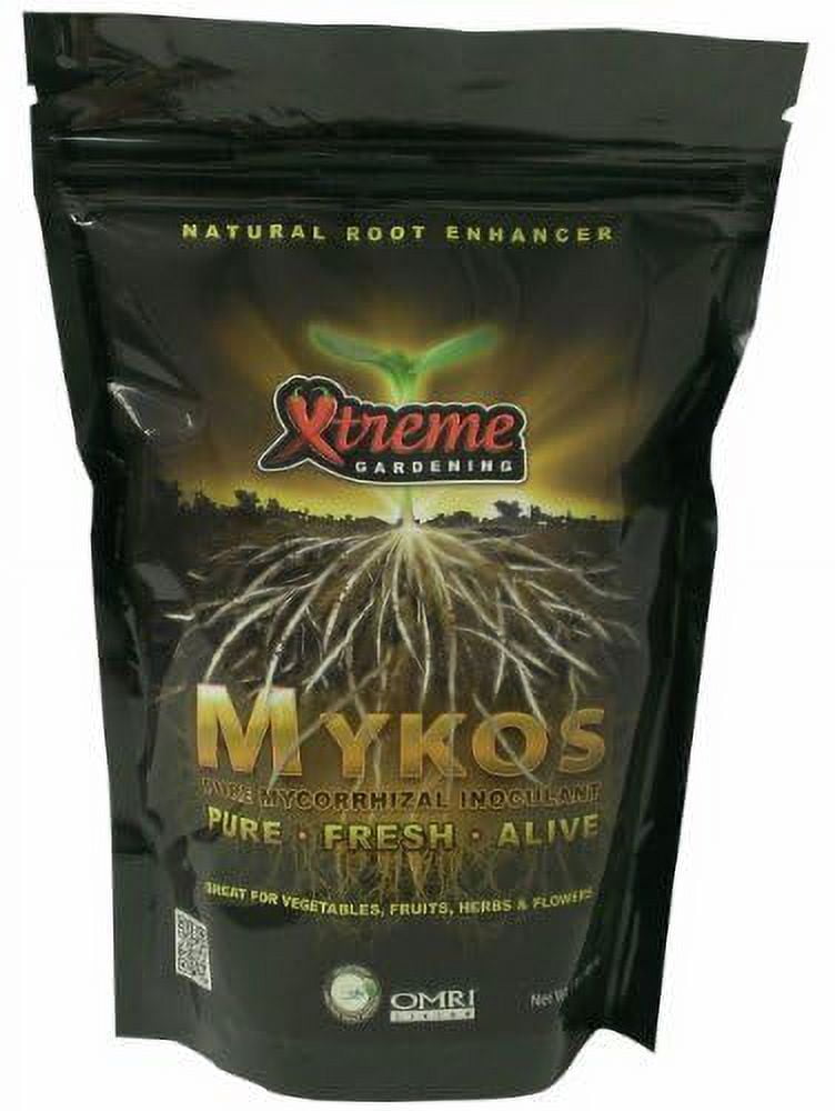 Xtreme Gardening Mykos Pure Mycorrhizal Fertilizers, 2.2 lb with Superior nutrient management