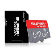 512 Micro SD Card Class 10 High Speed Memory Card with a Sd Adapter for Nintendo Switch, Smartphone Computer Game Console