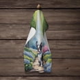 thumbnail image 4 of Boston Terrier Spring Path Kitchen Towel, 4 of 6