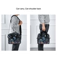 thumbnail image 6 of Insulated Crossbody Lunch Bag 10L Lunch Tote with Adjustable Shoulder Strap for Work Office Picnic Bioluminescent Marine Plants, 6 of 6
