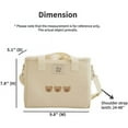 thumbnail image 2 of Lunch Bag Lunch Box Insulated Cute Lunch Bags for Women Insulated Lunch Box (Beige), 2 of 7