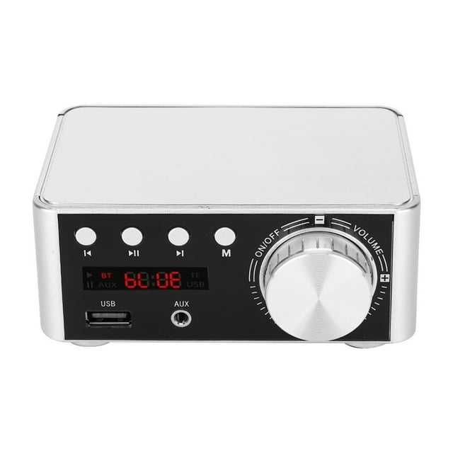 Stereo , No Auditory Noise Audio 5.0 30W X 2 And 4 Ohms Digital For AMP For Engineers Silver