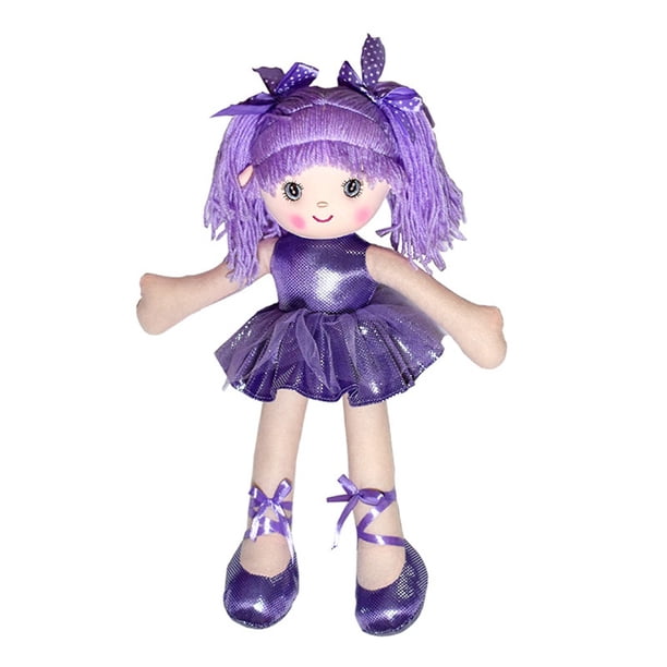 Juguete de peluche de baile de dibujos animados linda niña juguetes para niños niñas cumpleaños Navidad muñeca de peluche de los niños de regalo Eigraketly WJ3862-03B