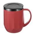 thumbnail image 2 of Taza Aislada De 400Ml, Taza Termo De Acero Inoxidable Antiescaldado, Taza De Agua Para Mantener El Calentamiento, Buen Sellado Con Tapa Para Viajes De Oficina Y Escuela Kearding HA027086-02, 2 of 7