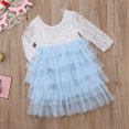 thumbnail image 2 of Kids Baby Girls Backless Lace Flower Dress Party Prom Bridesmaid Party Pageant Dresses, 2 of 5