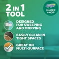 thumbnail image 4 of Swiffer Sweep & Mop Dry + Wet Floor Mopping and Sweeping Kit, 1 Device, 5 Dry Cloths, 3 Wet Cloths, 4 of 11