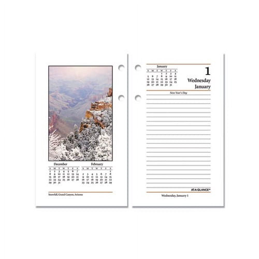 Photographic Desk Calendar Refill 3.5 x 6, 2022