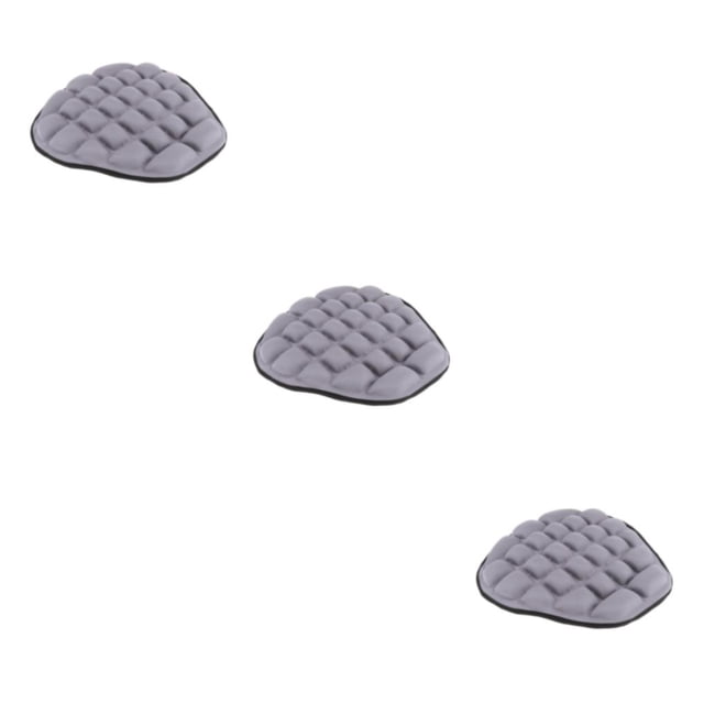 Sonducket Cojín de asiento 3D para bicicletas de motocicleta, alivio de presión universal para Cruiser Grey Type1