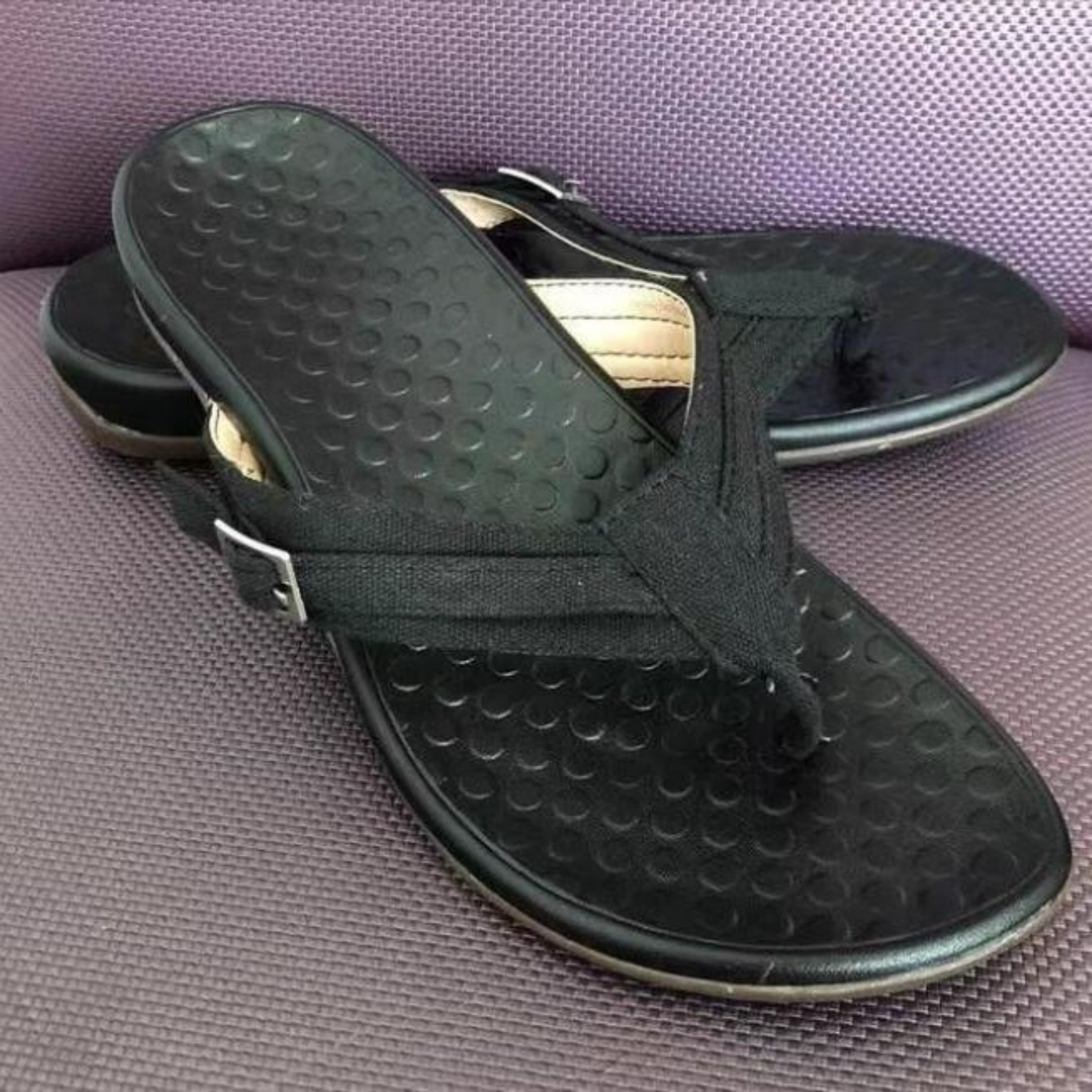 Women's Beach Sandals, Flip-Flop Slides, Soft PU Sole & Comfortable Fit ...