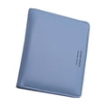 thumbnail image 1 of Cartera portátil de mujer Qarigey PU para llaves recibos monedas foto almacenamiento azul, 1 of 6