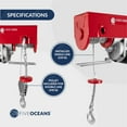 Five Oceans Electric Hoist, Hoist Pulley System, Pulley Hoist, 440 Lb