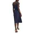 thumbnail image 4 of INC International Concepts Womens Metallic Dress Indigo Sea XS, 4 of 4