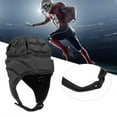 thumbnail image 1 of Casco Deportivo Ecomeon Ajustable Fútbol Béisbol Rugby Profesional Protector de la Cabeza Negro, 1 of 5