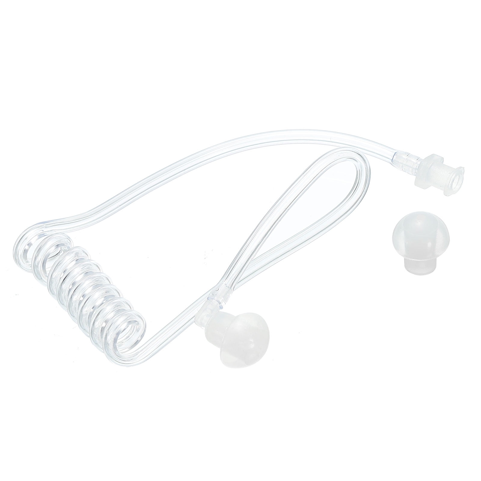 2er Set Klare Schallschläuche Für Funkgeräte – 30 Cm, Ohne Stecker, Kompatibel Mit Motorola, Kenwood Uvm.