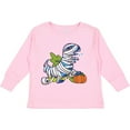 thumbnail image 3 of Inktastic Halloween Dinosaur Mummy Boys or Girls Long Sleeve Toddler T-Shirt, 3 of 5