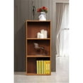 thumbnail image 4 of Hodedah HID23 CHERRY 3 Shelf Bookcase - Cherry, 4 of 5