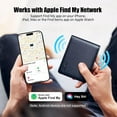 thumbnail image 3 of Miroddi Smart Wallet for Men with Built in Tracker Works for Find My App | RFID Blocking Genuine Leather Bifold Wallet with Cash Pockets & 8 Credit Card Slots, Navy, 3 of 9