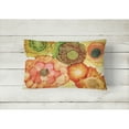 thumbnail image 2 of Carolines Treasures 8970PW1216 Abstract Flowers Blossoms Fabric Decorative Pillow , 12H x16W, multicolor, 2 of 3