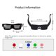 thumbnail image 5 of Guardurnaity True Wireless LED Gafas DIY Light Up Glowing APP Control Club Party Lentes rojo Guardurnaity JJ25635-01B, 5 of 6