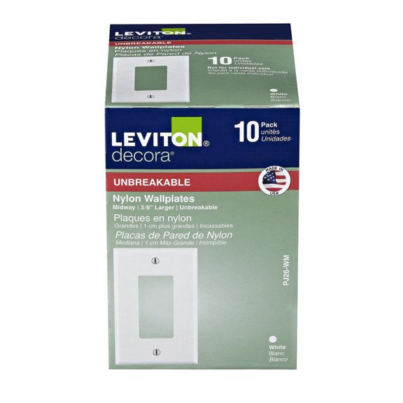 WALLPLT DEC MID WHT (Pack of 1)