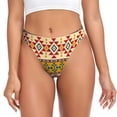 thumbnail image 1 of Balery Aztec Tangas de Algodón para Mujer con Estampado – Ropa Interior Sexy, Transpirable, G-string-Medium, 1 of 6