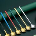 thumbnail image 4 of Visland Spoon Durable Round Head Stainless Steel Long Handle Coffee Scoop for Home, 4 of 7