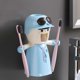 thumbnail image 3 of KAIYANG Dispensador de pasta de dientes para niños con vaso para montar en la pared (versión para niños, naranja), 3 of 5