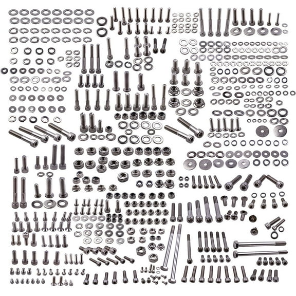 BFO 659pcs Stainless Steel ATV Bolt Screw Kit Set for Yamaha YFZ350 YFZ 350 Banshee