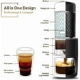 thumbnail image 2 of Portable Espresso Maker 2 1 Express Coffee Maker Compatible Capsules Ground Manual Machines Mini Hand Press Makers Travel Camping Hiking Classic, 2 of 9