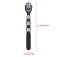 thumbnail image 5 of Langgg 3 Layers Men Beard Manual Shaving Razor Handle Men's Facial Hair Trimming Grooming Stainless Steel Razor Handle, 5 of 5
