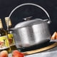 thumbnail image 2 of Olla de sopa de acero inoxidable, olla de sopa multiusos, olla de guisado resistente al calor, suministros para el hogar, 2 of 6